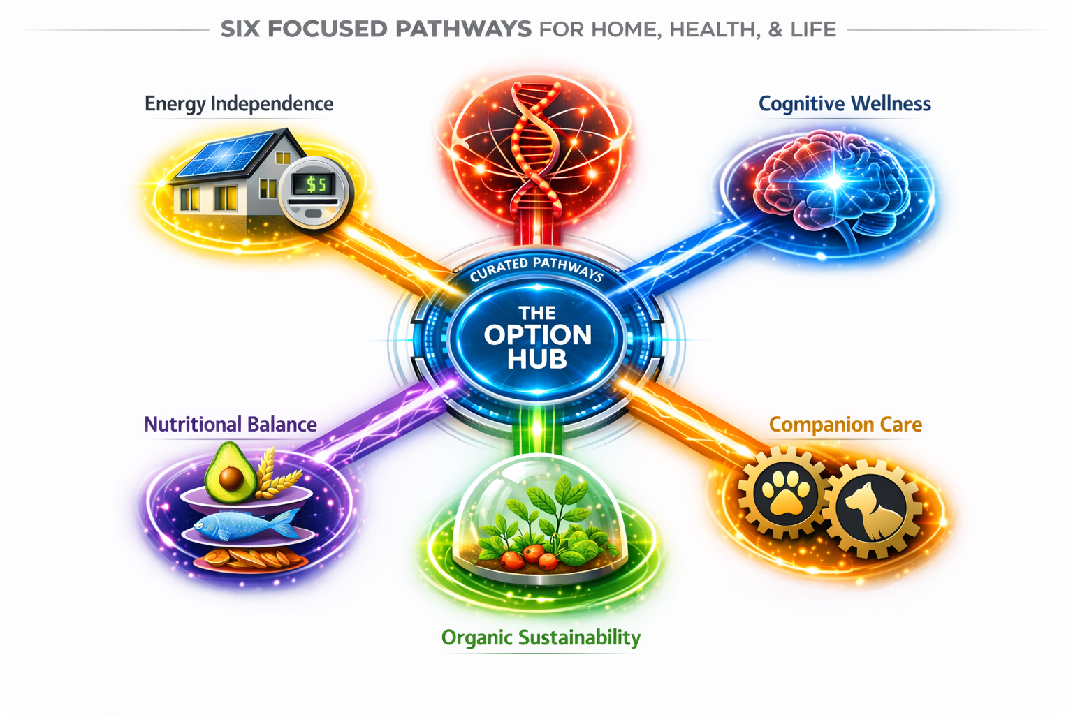 Six Focused Pathways Infographic